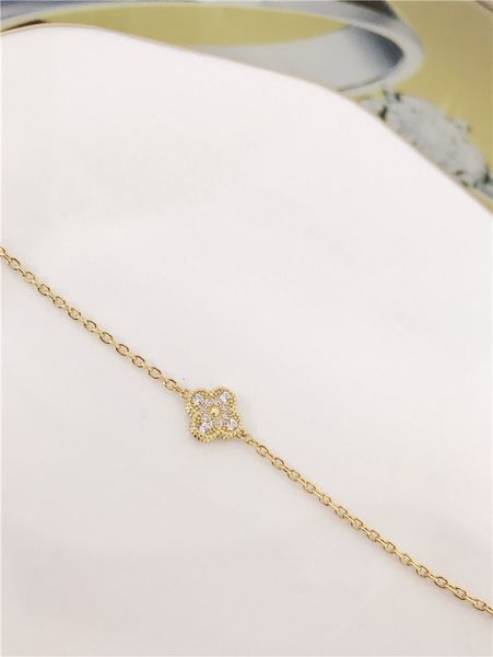 hzyeyuan925 sterling silver four-leaf clover bracelet 18k jin leisi female temperament court style bracelets jewelry 80624, Black
hzyeyuan925 sterling silver four-leaf clover bracelet 18k jin leisi female temperament court style bracelets jewelry 80624, Black