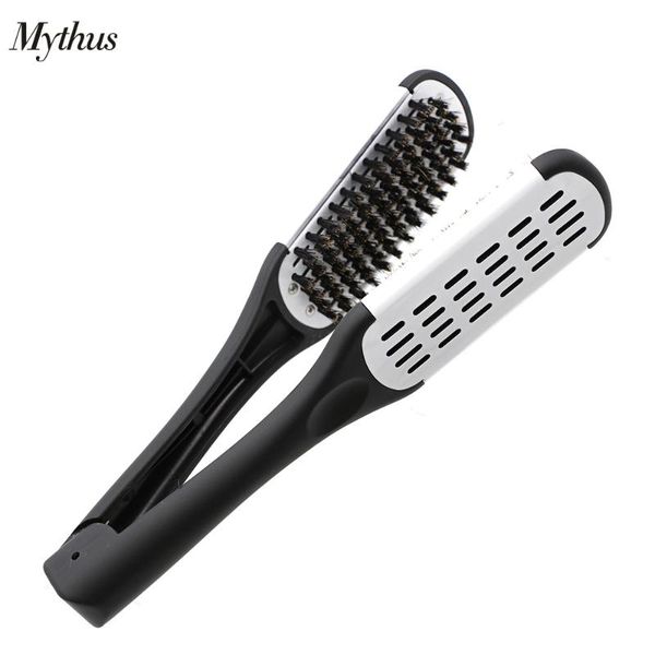 hair brushes mythus anti static boar bristle ceramic straightening comb v shaped diy care brush for salon hairdressing tools, Silver
hair brushes mythus anti static boar bristle ceramic straightening comb v shaped diy care brush for salon hairdressing tools, Silver