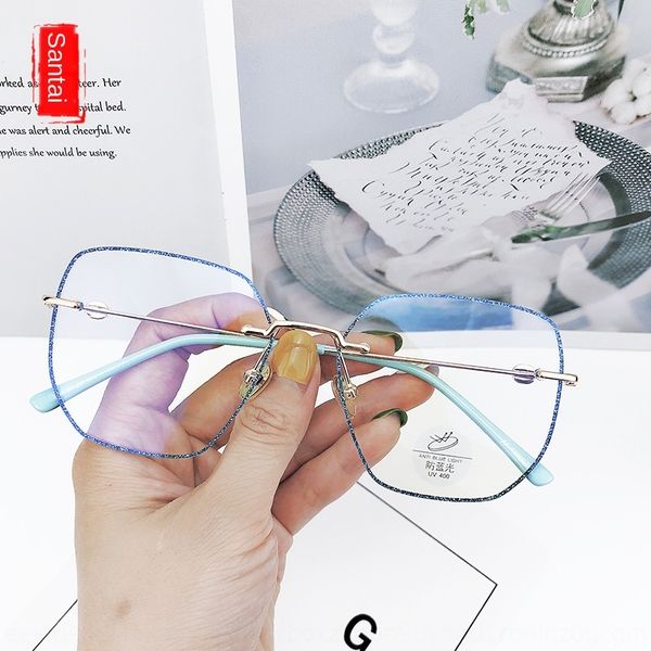 2020 new ins anti-blu-ray cutting web fashion pearl powder frame glasses glasses for men and women 0345, Silver
2020 new ins anti-blu-ray cutting web fashion pearl powder frame glasses glasses for men and women 0345, Silver
