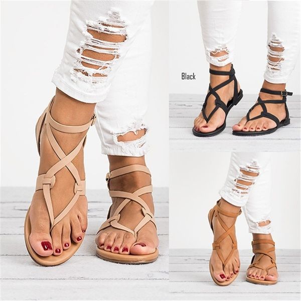 женщины лето плоские сандалии гладиатор sandalias пляж сандалии casual кожа флип-флоп бинты тапочки femme, Black
женщины лето плоские сандалии гладиатор sandalias пляж сандалии casual кожа флип-флоп бинты тапочки femme, Black
