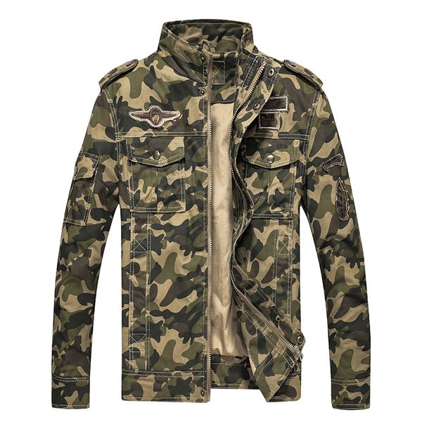 spring and autumn camouflage military outfit pure cotton jacket men's youth jacket washed jacket, Black;brown
spring and autumn camouflage military outfit pure cotton jacket men's youth jacket washed jacket, Black;brown
