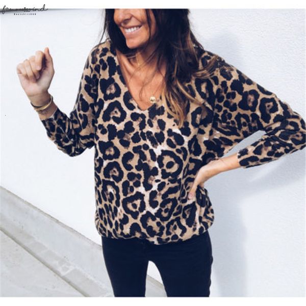fashion animal leopard printed loose blouse women long sleeve v neck stretchable elegant shirt, White
fashion animal leopard printed loose blouse women long sleeve v neck stretchable elegant shirt, White