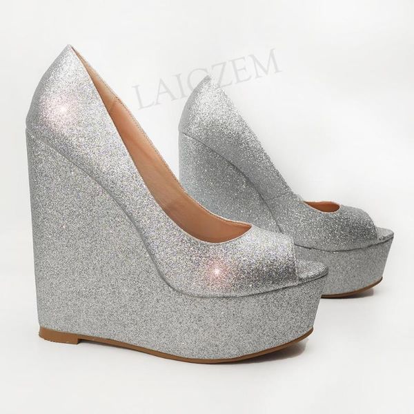 bling women heels peep toe platform wedges pumps ladies summer sandals talon femme party shoes woman size 44 46 47 52, Black
bling women heels peep toe platform wedges pumps ladies summer sandals talon femme party shoes woman size 44 46 47 52, Black