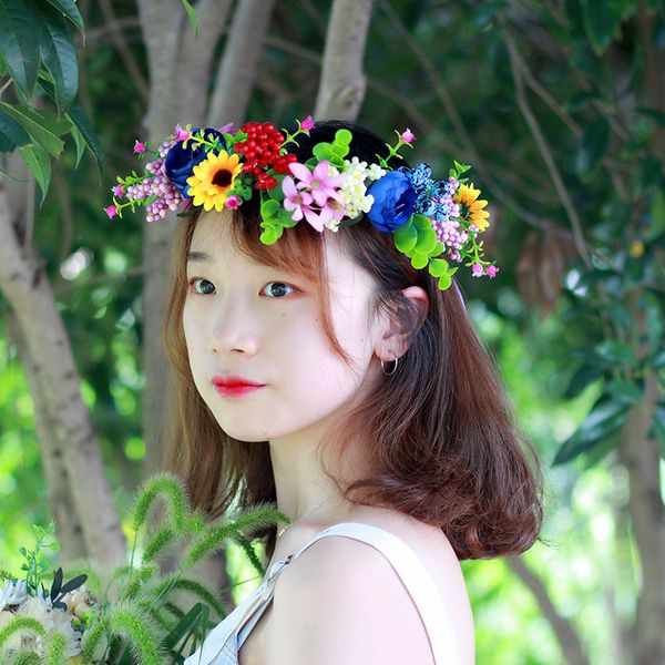 stylish women girls floral headband bohemia hair band flower garland wedding prom head wrap hair accessories gift ing
stylish women girls floral headband bohemia hair band flower garland wedding prom head wrap hair accessories gift ing