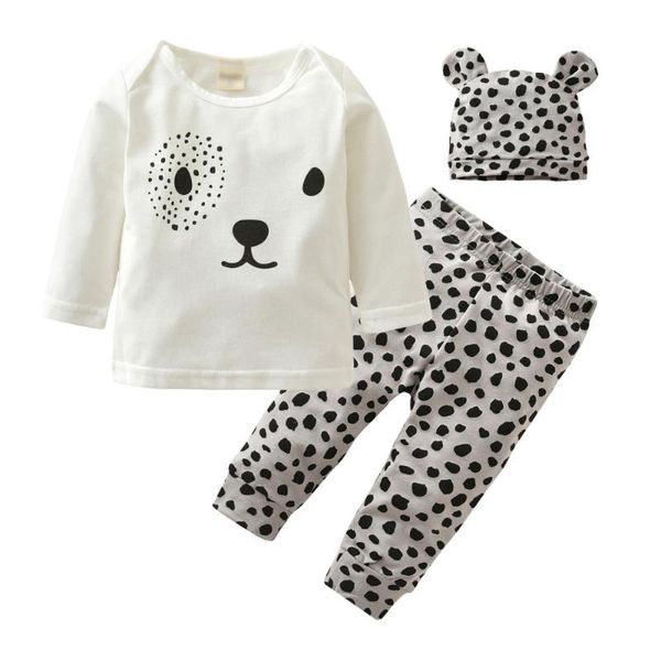 new 2020 newborn baby boys girls clothes long sleeve cartoon printing t-shirt+pants+hat 3pcs outfits newborn infant clothing set, White
new 2020 newborn baby boys girls clothes long sleeve cartoon printing t-shirt+pants+hat 3pcs outfits newborn infant clothing set, White