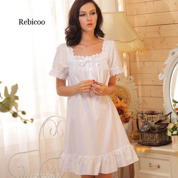 brand sleep lounge women sleepwear cotton nightgowns indoor clothing home dress white nightdress princess dress plus size, Black;red
brand sleep lounge women sleepwear cotton nightgowns indoor clothing home dress white nightdress princess dress plus size, Black;red