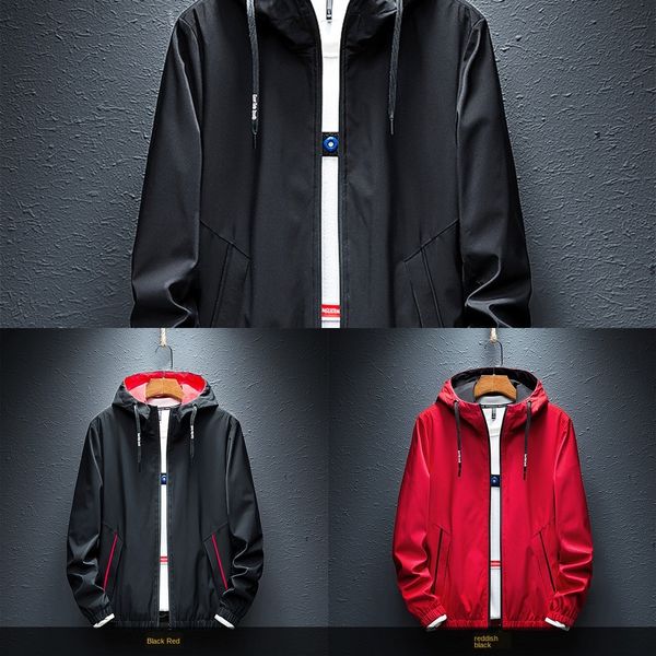 2019 autumn coat youth korean style thin men's hooded coat men's casual jacket trendy men, Black;brown
2019 autumn coat youth korean style thin men's hooded coat men's casual jacket trendy men, Black;brown