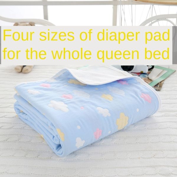 0vm0r three-layer pure cotton gauze diaper diaper pad super large breathable washable two sides can be used for infants old people and women
0vm0r three-layer pure cotton gauze diaper diaper pad super large breathable washable two sides can be used for infants old people and women