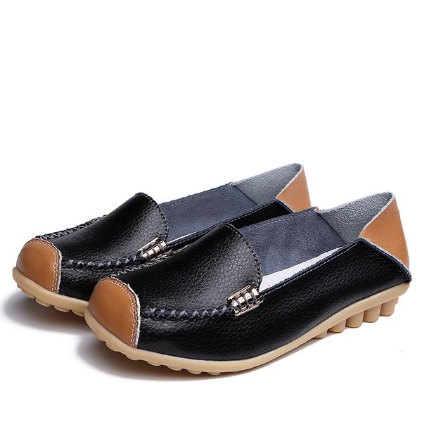 flat shoes fashion women loafers breathablecomfortable lightweight slip on white genuine leather soft simple casual shoes, Black
flat shoes fashion women loafers breathablecomfortable lightweight slip on white genuine leather soft simple casual shoes, Black