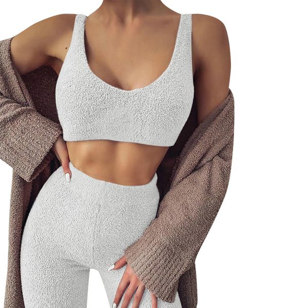 2020 fashion white knitting hollow casual two piece set and pant autumn women set sweater 2 piece set women outfits
2020 fashion white knitting hollow casual two piece set and pant autumn women set sweater 2 piece set women outfits