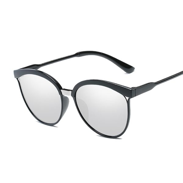 fashion cat eye sunglasses women vintage brand designer sun glasses female big frame colorful coating mirror, White;black
fashion cat eye sunglasses women vintage brand designer sun glasses female big frame colorful coating mirror, White;black
