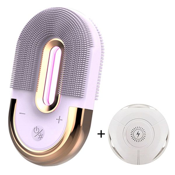 a new type of silicone cleanser, electric washing instrument, waterproof ultrasonic beauty instrument, pore cleaning massage introduction in
a new type of silicone cleanser, electric washing instrument, waterproof ultrasonic beauty instrument, pore cleaning massage introduction in