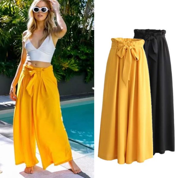women's pants & capris 2021 spring loose wide leg women high waist bow cotton chiffon pantalon femme lace up casual straight harem, Black;white
women's pants & capris 2021 spring loose wide leg women high waist bow cotton chiffon pantalon femme lace up casual straight harem, Black;white