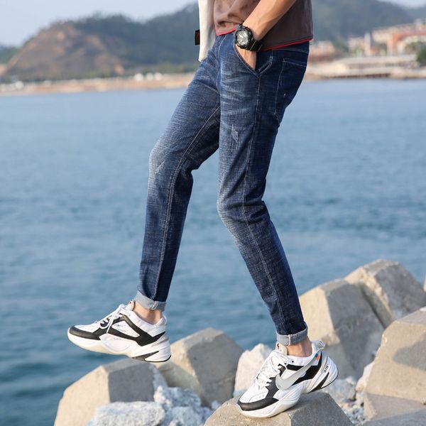 kczym new and quality trendy korean slim elastic fashion casual new men's and quality trendy jeans korean slim elastic fashion casual, Blue
kczym new and quality trendy korean slim elastic fashion casual new men's and quality trendy jeans korean slim elastic fashion casual, Blue