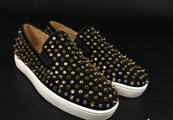 горячие продажи 2018 мужская мода конструктор синий шипы кружевные туфли hightop патентный натуральная кожа вскользь плоские красные нижние, Black
горячие продажи 2018 мужская мода конструктор синий шипы кружевные туфли hightop патентный натуральная кожа вскользь плоские красные нижние, Black