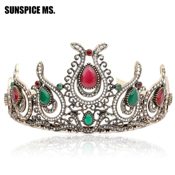 luxuriant hair jewelry turkish women hair crown vintage tiaras antique gold color hoop red resin flower wedding headband, Golden;silver
luxuriant hair jewelry turkish women hair crown vintage tiaras antique gold color hoop red resin flower wedding headband, Golden;silver