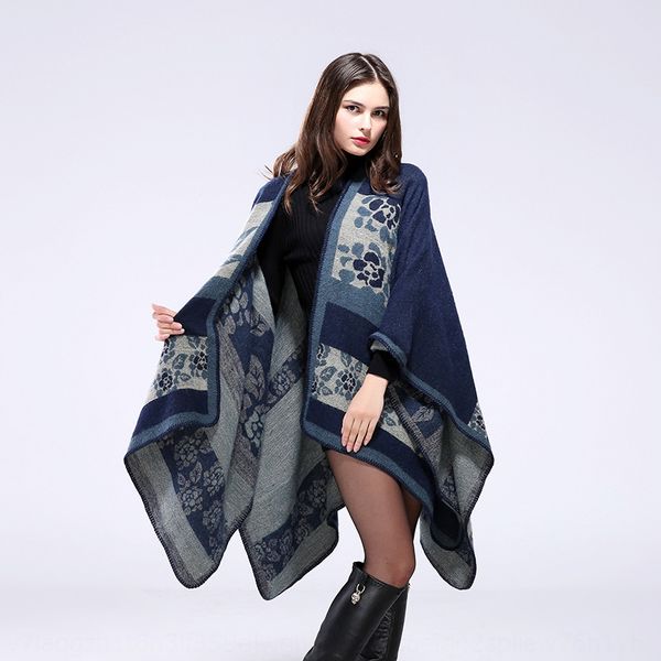 wind lady thickened small flower warm warm scarf cloak cashmere shawl cloak two-sided coat lady's scarf, Blue;gray
wind lady thickened small flower warm warm scarf cloak cashmere shawl cloak two-sided coat lady's scarf, Blue;gray