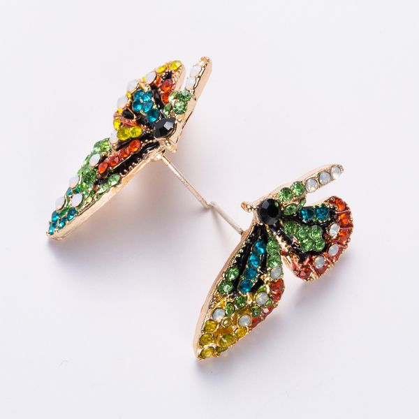 japanese and korean series anti-allergy s925 silver needle butterfly wings colored diamond full diamond super fairy earrings korean earrings, Golden
japanese and korean series anti-allergy s925 silver needle butterfly wings colored diamond full diamond super fairy earrings korean earrings, Golden