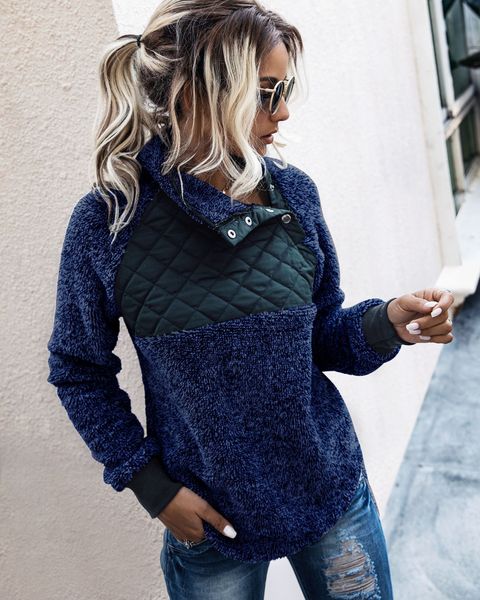 12-color 6-size 2020 autumn and winter cotton-padded jacket stitching plush cross-neck jacket sweater 600058, White;black
12-color 6-size 2020 autumn and winter cotton-padded jacket stitching plush cross-neck jacket sweater 600058, White;black