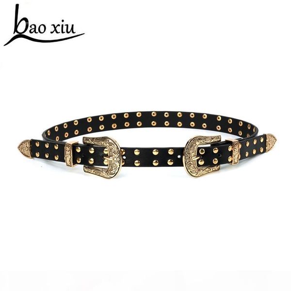 new brand design punk style pu leather women rivet belts for female male vintage belt fashion double pin buckle waistband jeans, Black;brown
new brand design punk style pu leather women rivet belts for female male vintage belt fashion double pin buckle waistband jeans, Black;brown