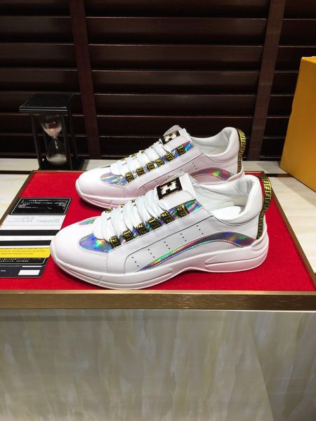 2020g high-end men's casual shoes lace-up outdoor flat trainer sneakers leather low-men's breathable tennis sneakers 38-45, Black
2020g high-end men's casual shoes lace-up outdoor flat trainer sneakers leather low-men's breathable tennis sneakers 38-45, Black