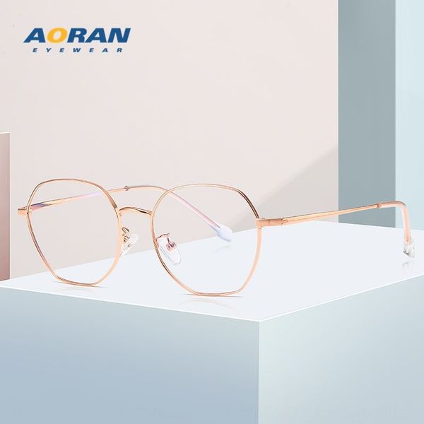 2020 new myopia semi-titanium myopia frame men's korean polygon glasses frame women's b titanium ultra light plain glasses, Silver
2020 new myopia semi-titanium myopia frame men's korean polygon glasses frame women's b titanium ultra light plain glasses, Silver