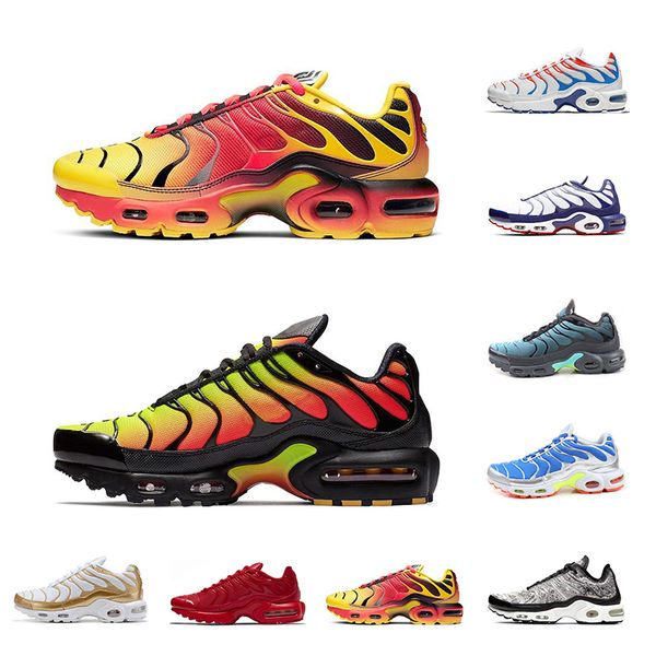 tn plus 2020 men women running shoes triple white black sports black volt solar red sneakers fade blue hero size 36-45
tn plus 2020 men women running shoes triple white black sports black volt solar red sneakers fade blue hero size 36-45