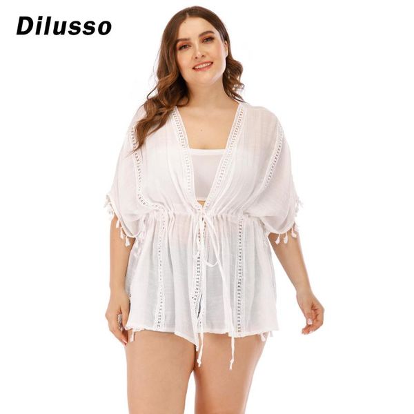 ladies summer solid plus size shirt v-neck tassel fashion shirt casual loose beach daily #d3, White
ladies summer solid plus size shirt v-neck tassel fashion shirt casual loose beach daily #d3, White