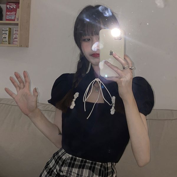 design sense hollow-out short-sleeved for women 2020 summer new slim slim lace-up korean style lace shirt shirt chic top, White
design sense hollow-out short-sleeved for women 2020 summer new slim slim lace-up korean style lace shirt shirt chic top, White