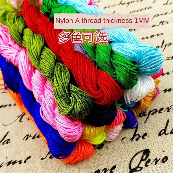 nylon diy bracelet a line diy hand-woven material woven bracelet rope taiwan jade line 1.5mm gold store commonly used, Silver
nylon diy bracelet a line diy hand-woven material woven bracelet rope taiwan jade line 1.5mm gold store commonly used, Silver