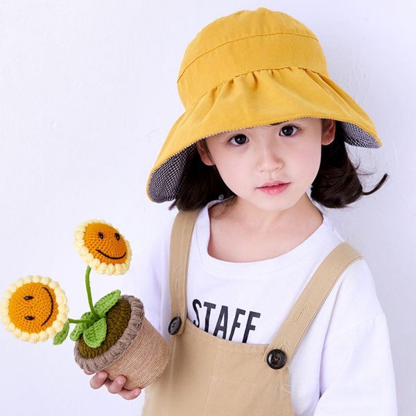 parent-child double-sided summer outdoor travel all-match foldable empty sunscreen sunscreen hat sun hat, Blue;gray
parent-child double-sided summer outdoor travel all-match foldable empty sunscreen sunscreen hat sun hat, Blue;gray