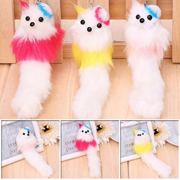 new faux fur keychain for handbag car key ring cute pendant key chains gift1, Silver
new faux fur keychain for handbag car key ring cute pendant key chains gift1, Silver
