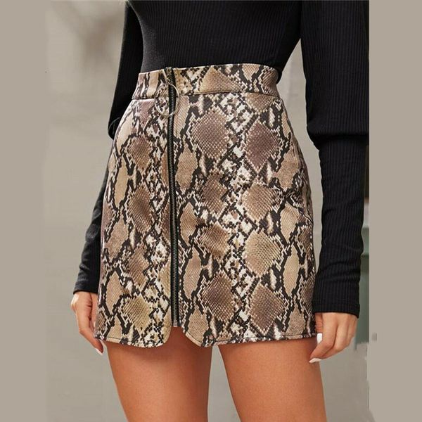 women serpentine mini skirts fashion autumn winter zip up pencil skirts high waist mini snake skin printed bodycon skirts, Black
women serpentine mini skirts fashion autumn winter zip up pencil skirts high waist mini snake skin printed bodycon skirts, Black