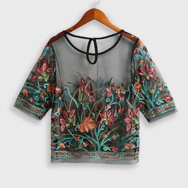 женщины see through блуза прозрачная сетка цветочные вышитые половина рукава sheer 3xl плюс размер рубашки женский мундир топы черный, White
женщины see through блуза прозрачная сетка цветочные вышитые половина рукава sheer 3xl плюс размер рубашки женский мундир топы черный, White