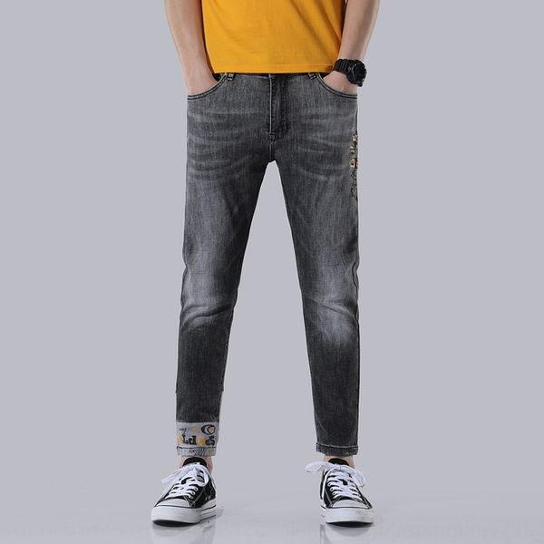 mdxfz summer tide new korean style close-fitting ankle-length pants and trousers and jeans youth fashion all-match 9-point jeans ti, Blue
mdxfz summer tide new korean style close-fitting ankle-length pants and trousers and jeans youth fashion all-match 9-point jeans ti, Blue