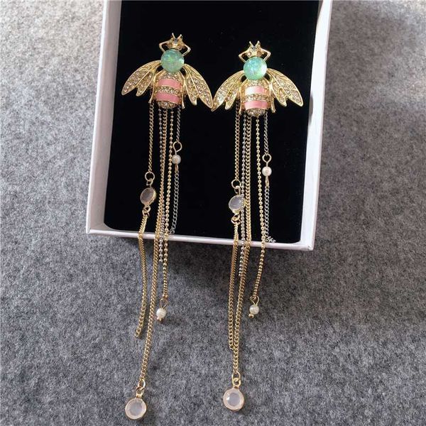 balanbiu cute insect earrings for women unique rhinestone resin crystal bee long tassel earring gold color korea fashion jewelry, Silver
balanbiu cute insect earrings for women unique rhinestone resin crystal bee long tassel earring gold color korea fashion jewelry, Silver