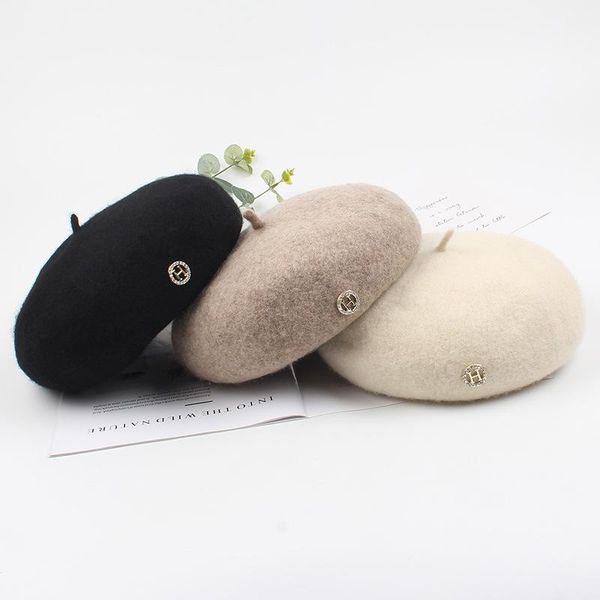 autumn and winter letter h beret cap wool berets boinas para mujer french hat boina beret hat womens knit hats berret, Blue;gray
autumn and winter letter h beret cap wool berets boinas para mujer french hat boina beret hat womens knit hats berret, Blue;gray