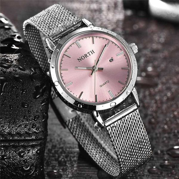 wristwatches 2021 north women watches quartz watch stainless steel fashion dress lady business relogio feminino, Slivery;brown
wristwatches 2021 north women watches quartz watch stainless steel fashion dress lady business relogio feminino, Slivery;brown