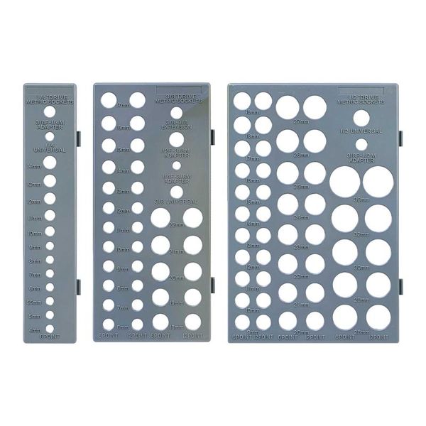 3pcs/set sleeve socket organizer save space garage metric british system tools storage workshop household tray rack bracket
3pcs/set sleeve socket organizer save space garage metric british system tools storage workshop household tray rack bracket
