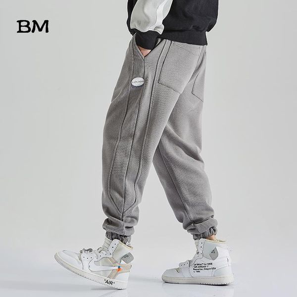 streetwear mens overalls autumn winter warm plus velvet joggers korean style sweatpants fashion harajuku thick casual pants male t200422, Black
streetwear mens overalls autumn winter warm plus velvet joggers korean style sweatpants fashion harajuku thick casual pants male t200422, Black