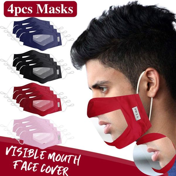4pc mask with clear window visible expression for the deaf and hard of hearing
4pc mask with clear window visible expression for the deaf and hard of hearing