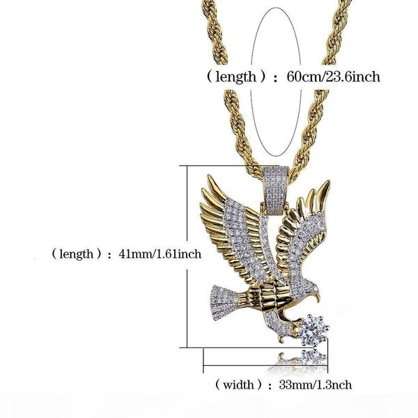 мода hiphop животных eagle wing шарм ожерелье iced out циркон ожерелье с веревкой chian рэпер ювелирных изделия, Silver
мода hiphop животных eagle wing шарм ожерелье iced out циркон ожерелье с веревкой chian рэпер ювелирных изделия, Silver