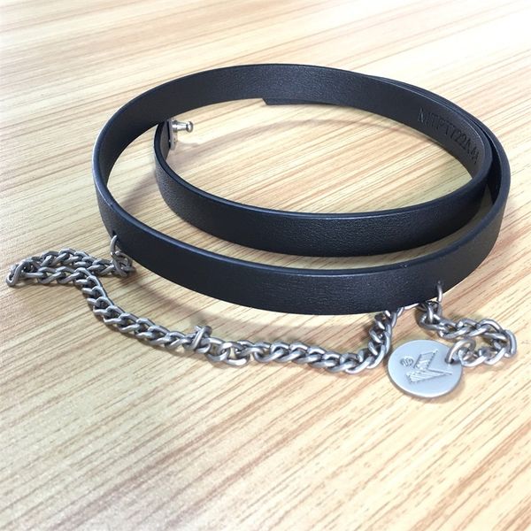 children's men's and women's casual fashion with thin belt punk style children's distribution chain distribution chain b, Black
children's men's and women's casual fashion with thin belt punk style children's distribution chain distribution chain b, Black