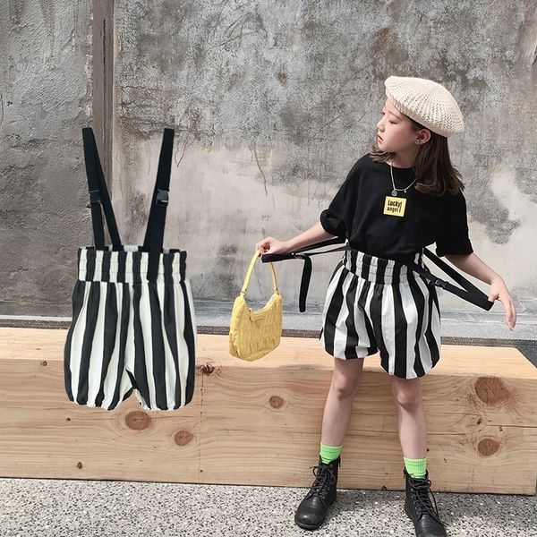ejqq2 2020 summer korean style girls' belt big two-wear black sling children's trousers bread children's pants and white stri, Blue
ejqq2 2020 summer korean style girls' belt big two-wear black sling children's trousers bread children's pants and white stri, Blue