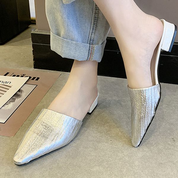 bling silver sandals women slip on mules summer 2020 low heels sandals for women fashion shoes casual soft, Black
bling silver sandals women slip on mules summer 2020 low heels sandals for women fashion shoes casual soft, Black