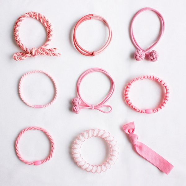 9pcs girls cute colorful elastic hair bands for ponytail holder scrunchie rubber rope hair gum headband haar accessories
9pcs girls cute colorful elastic hair bands for ponytail holder scrunchie rubber rope hair gum headband haar accessories
