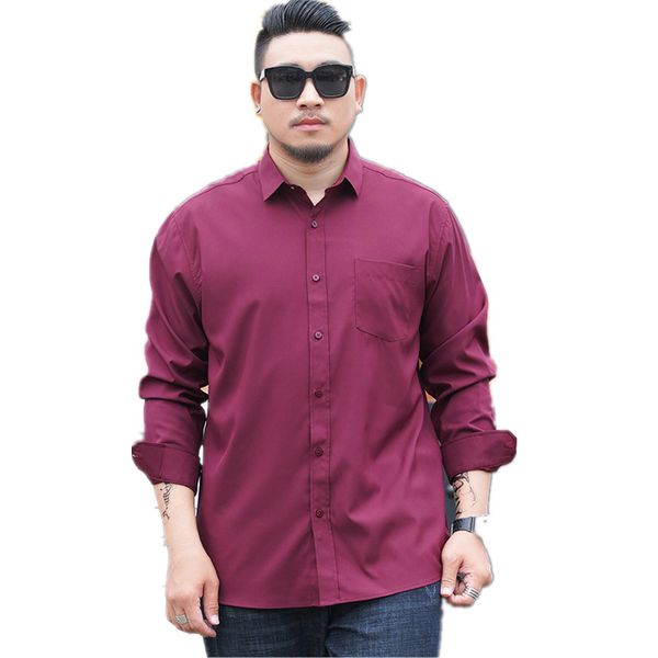 fashion large size men long sleeved shirt men spring autumn casual solid color plus-sized fat lard-bucket loose-fit shirt, White;black
fashion large size men long sleeved shirt men spring autumn casual solid color plus-sized fat lard-bucket loose-fit shirt, White;black