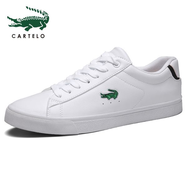 cartelo new casual men's leather flat with low-cut sneakers small white shoes breathable 201125, Black
cartelo new casual men's leather flat with low-cut sneakers small white shoes breathable 201125, Black