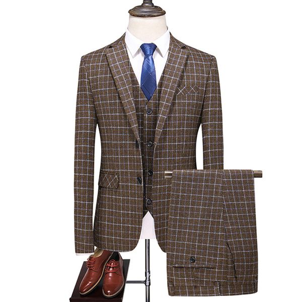 men's suits & blazers fashion plaid wool wedding suit for men 2021 plus size 6xl 3 pieces tuxedo groom, White;black
men's suits & blazers fashion plaid wool wedding suit for men 2021 plus size 6xl 3 pieces tuxedo groom, White;black