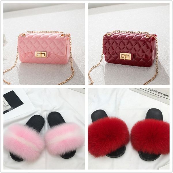 women fur slipper fur slipper high grade skin colorful bags lady plush shoe bag set, Black
women fur slipper fur slipper high grade skin colorful bags lady plush shoe bag set, Black